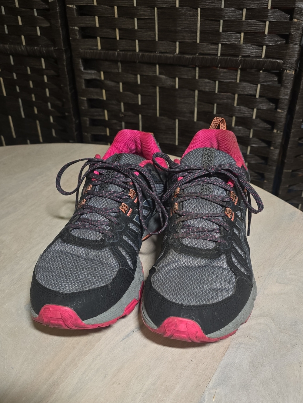 ASICS GEL-Venture 7 Women's Trail Running Shoes Grey Pink Size 11